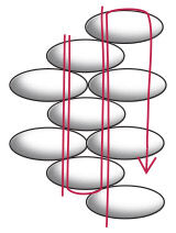 Diagram of seed bead pattern